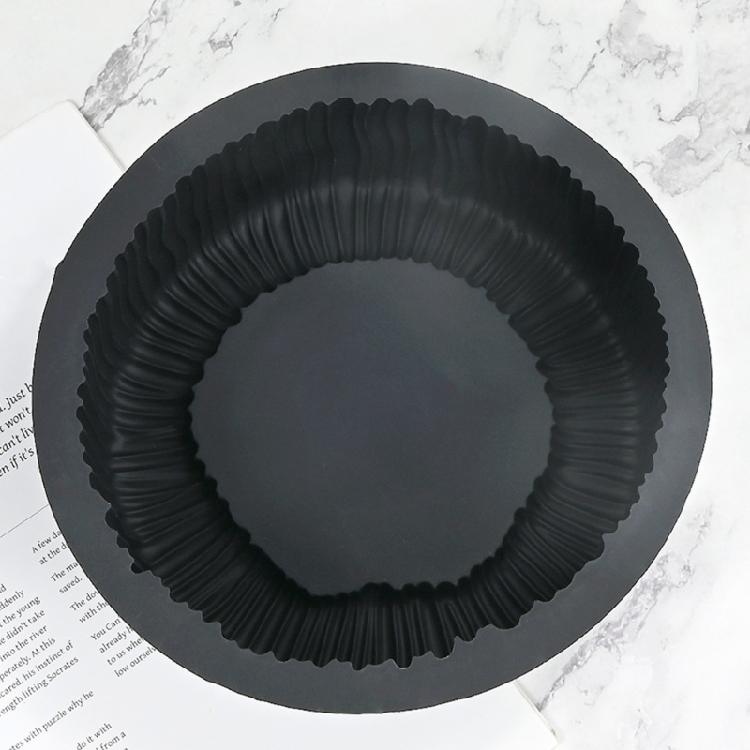 Hitzebeständige Silikon-Mousse-Kuchenformen Zylindrische Spirale Schokoladen-Backformen Kreative Dessertform