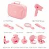 Simulation Cosmetics Set Toy Wooden Pretend Play Toy Kids Hair Beauty Makeup Set With Lipstick Nail Paint Travel Gift For Girls
