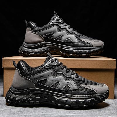 Fashion Casual Daddy Shoes Thick Sole Trend Men's Casual Single Shoes Four Seasons Comfortable Breathable Sports Men's Shoes