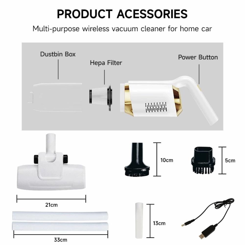 Přenosný vysavač se silným sáním Přenosný vysavač se silným sáním Pro vnitřní použití