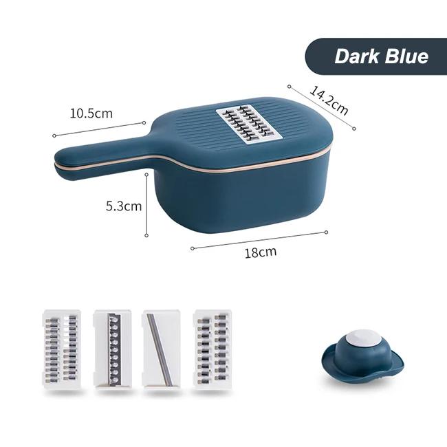 Multi-function Manual Potato Carrot Cucumber Slicer Cutter Grater Shredders with Strainer - Kitchen Fruit and Vegetable Tools