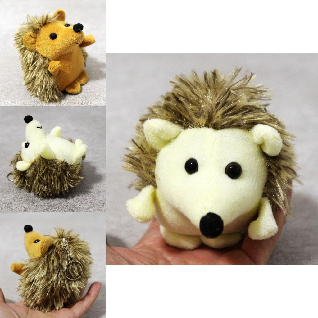 Adorable Plush Hedgehog Toy Soft Cuddly Stuffed Animal Creative Gift 10cm
