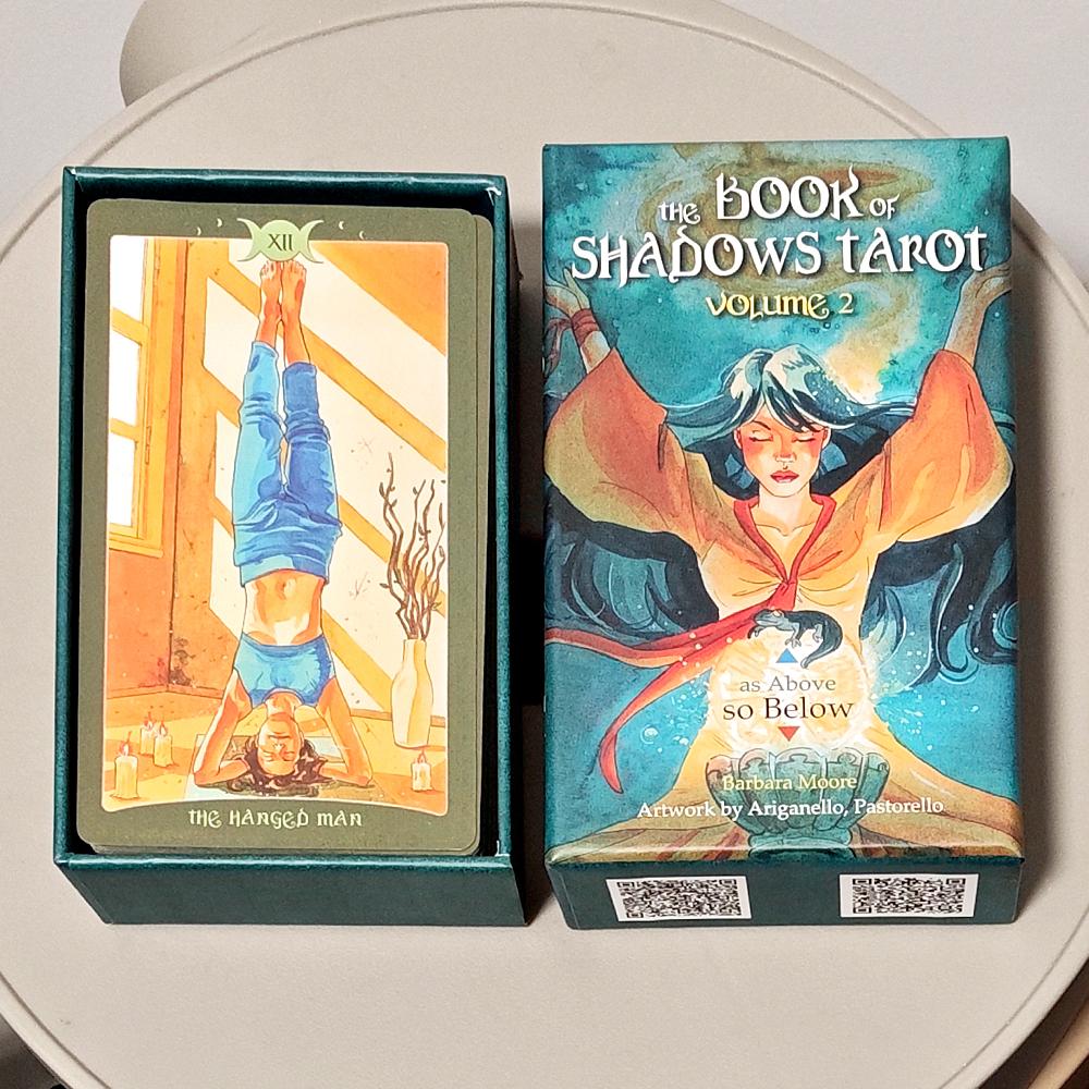 12*7cm Book of Shadows Tarot Volume 2: So Below – Modern Wiccan Tarot Deck, 78 Cards for Everyday Magic, Packed In Rigid Box