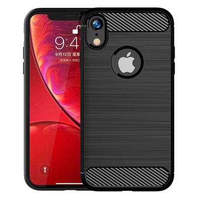 Luxus-Soft-Carbon-Hülle für iPhone XR, stoßfeste Stoßstange, Silikonhülle für Apple iPhone XR, weiche Telefonrückseite