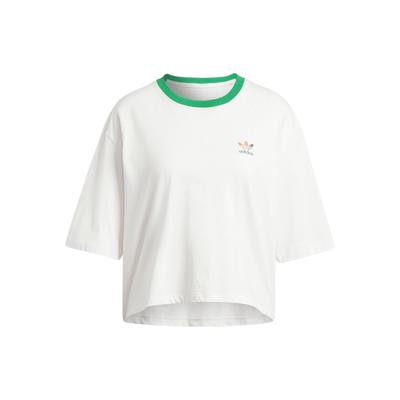 Πρωτότυπα Γραφικό T-shirt με Λογότυπο Gradient Γυναικεία Τοπ Λευκό IS0312