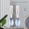 Baby Learning Titanium Fork Spoon Set