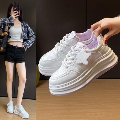 Zomer nieuwe kleine witte schoenen dames Koreaanse versie ins damesstudent ster sportschoenen veelzijdige boardschoenen street shot HB
