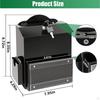 With Key Lock Wall Mounted Transparent Storage Sign Holder Donation Ballot Drop Box for Fundraising