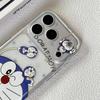 Cute Jingle Cat Applies To Apple 16/17Pro Space Case IP15 Transparent 14 All-inclusive 13 Women 12 Anti-drop 11 Soft