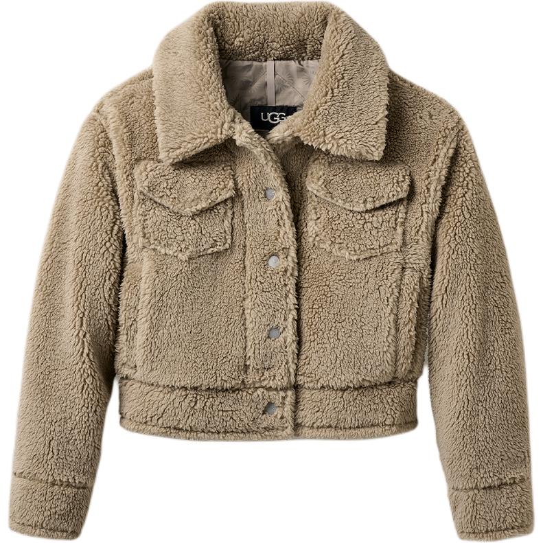 UGG Franky Short Plush Jacket Women Jackets 1171459-CBBLG