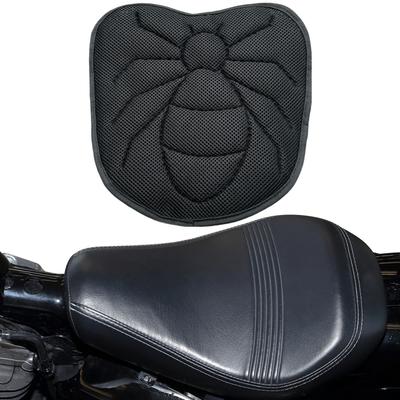 Motorcycle Cushion Seat Cover Anti-Slip Motorbike Gel Seat Pad Breathable 3D Comfort Bike Decompression Cover for Riding Cycling
