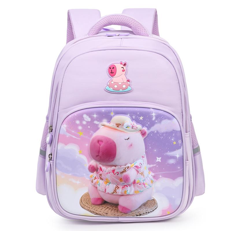 School bag cartoon new primary school students lightweight versatile backpack grades 1-3