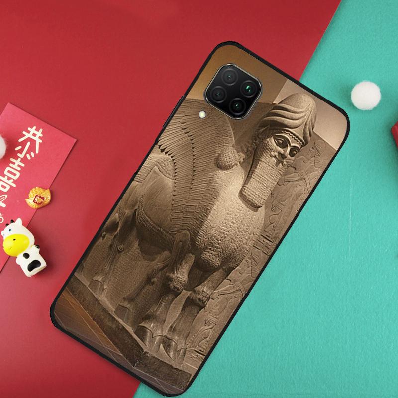 Lamassu Assyrian Mesopotamian Case For Huawei P20 P30 P40 Lite Nova 11 Pro 9 10 SE 3i 7i 11i 5T Y60 Y61 Y90 Y91 Y70 Cover