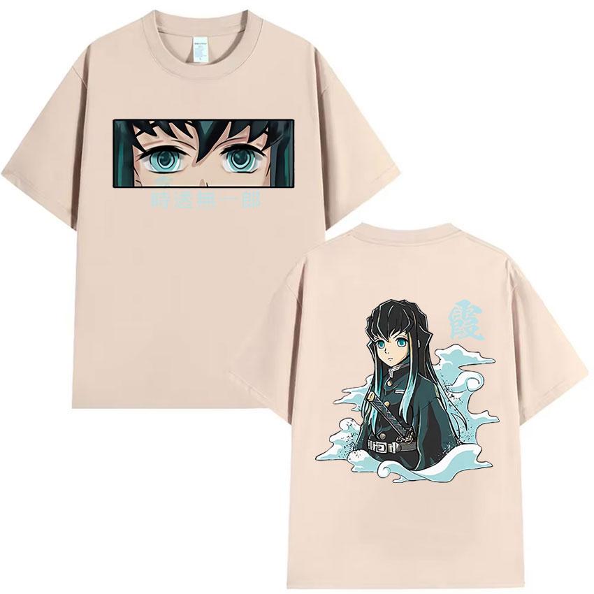 Anime Muichiro Tokito Graphic T Shirt Mens Women Clothing Retro Oversized T Shirts Summer O-Neck Short Sleeve T-Shirt Streetwear