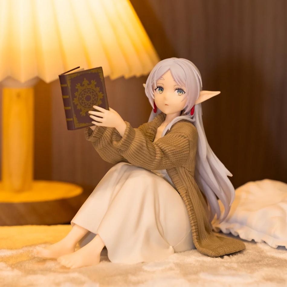 Original TAITO Schreibtisch Niedliche Frieren – Nach dem Ende der Reise Anime Figur Spielzeug PVC Modell Sammlung Frieren Lese Action Figur