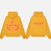 Felpa con cappuccio oversize unisex con stampa di lettere vestibilità ampia pullover casual autunno