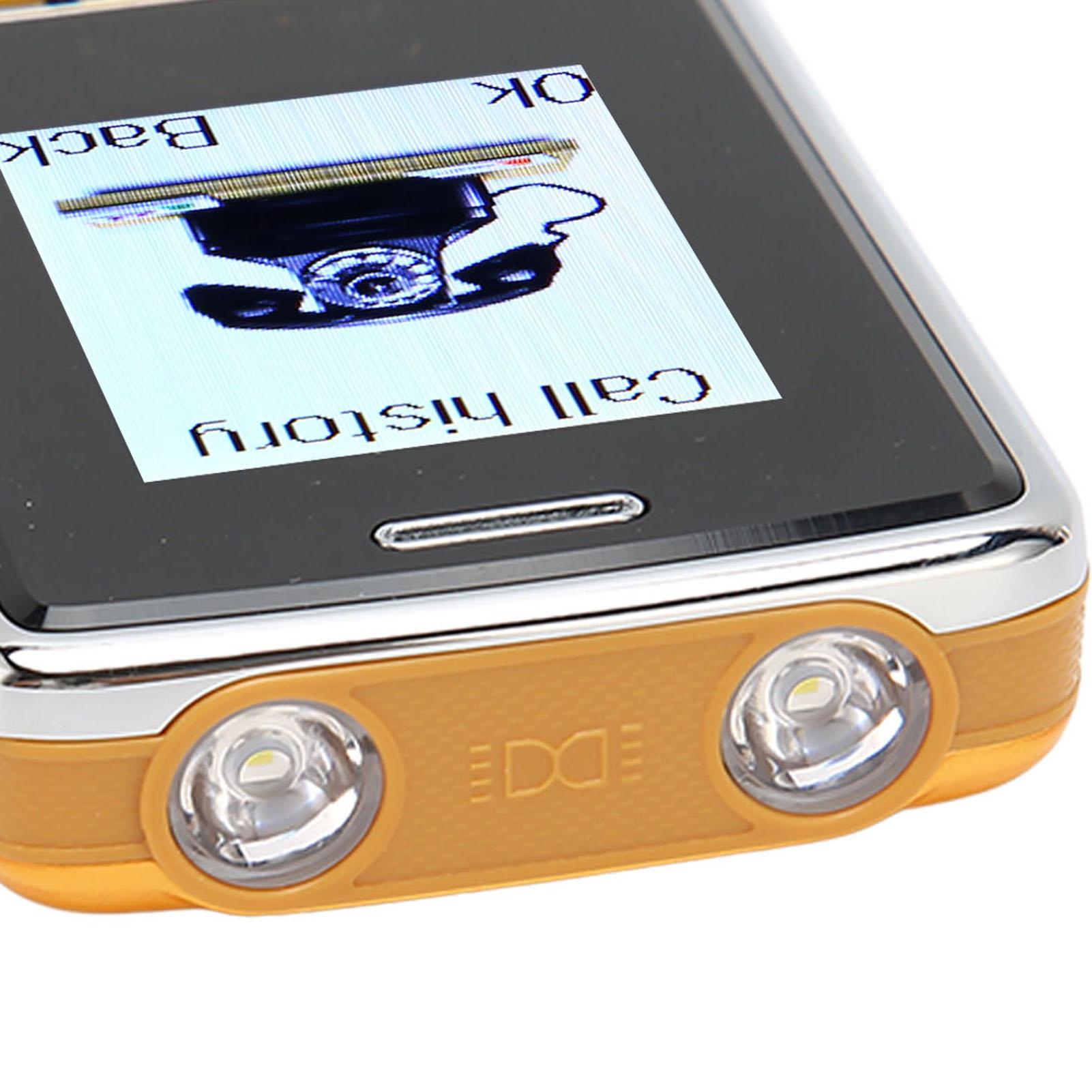 

G699 2G GSM разблокированный сотовый телефон с двумя SIM-картами, аккумулятором 2800 мАч, большой кнопкой и высокой громкостью звука для сотового телефона US Plug золотой