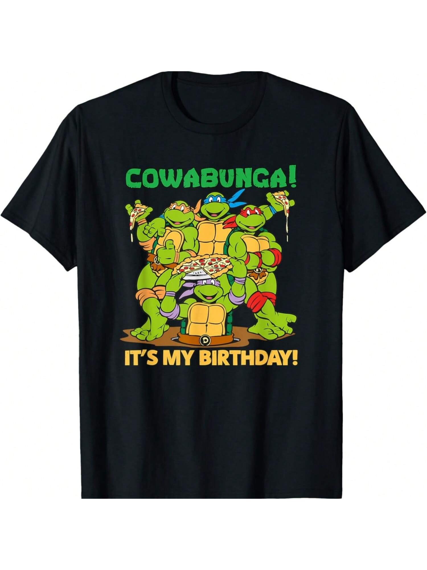 Mademark X Teenages Mutants Ninjas Turtless - Cowabunga! It s My Birthday! T-Shirt S