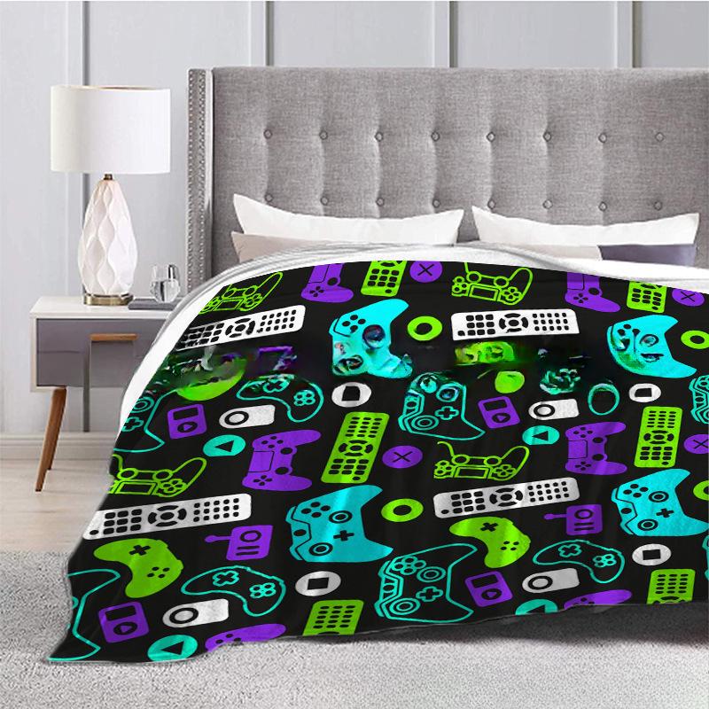 Stylish And Simple Flannel Blanket Thickened Digital Printing Children'S Blanket