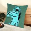 Bojack H-Horseman Cushion Cover Soft Short Plush Pillow Cover Smooth Cozy Texture Aesthetic Cushion Case Home Decor
