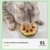 Catnip Cat Wall Stick-on Ball Toy Healthy Natural Catnip Balls Catnip Balls That Stick On Wall Lotus Shape