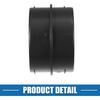 Car Air Ducting Connector Straight Air Heater Duct Joiner Connector Pipe 2.95'' 75mm OD Black