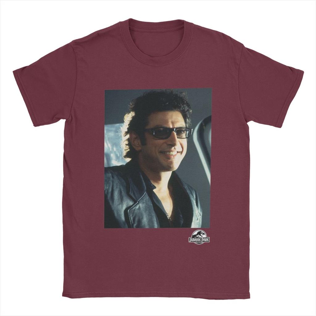 Jurassic Parks Dr.. Ian Malcolm Sexy Chaostheoretiker T-Shirt Herren Baumwolle Vintage T-Shirts Rundhals T-Shirts Kurzarm Kleidung Grafik