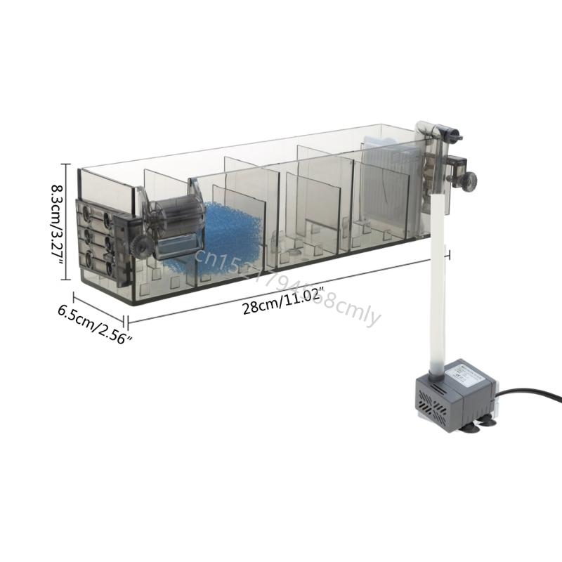 Aquarium Hangings Water Purifying Device Fish-Tank Wall-Mounted Water Supplies 6XDE