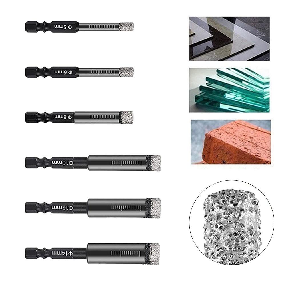 Efficient Drill Bits for Dry Drilling for Tile Glass and Hard Plastic