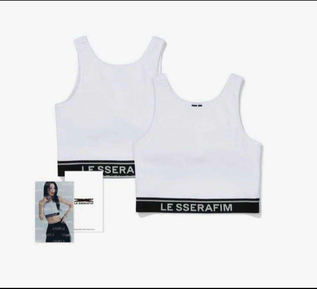 

[USED] Le Seraphim Cotton Bra Top LE SSERAFIM