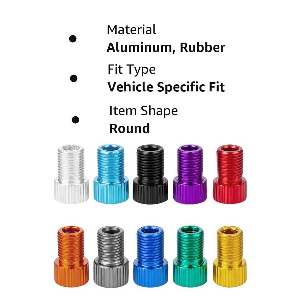 Aluminum Alloy Adapter for Valve Mountain Bike Motorbike Cycling Inflated Lends To Schrader Bike Accessories