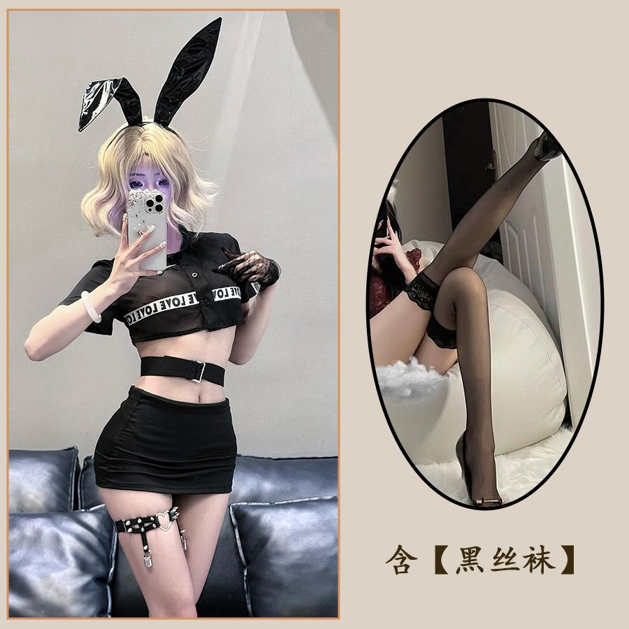 Sex Underwear, Sexy Cos Policewoman Uniform Suit, Mesh Splicing, Pure Desire To Wrap The Buttocks, No Teasing