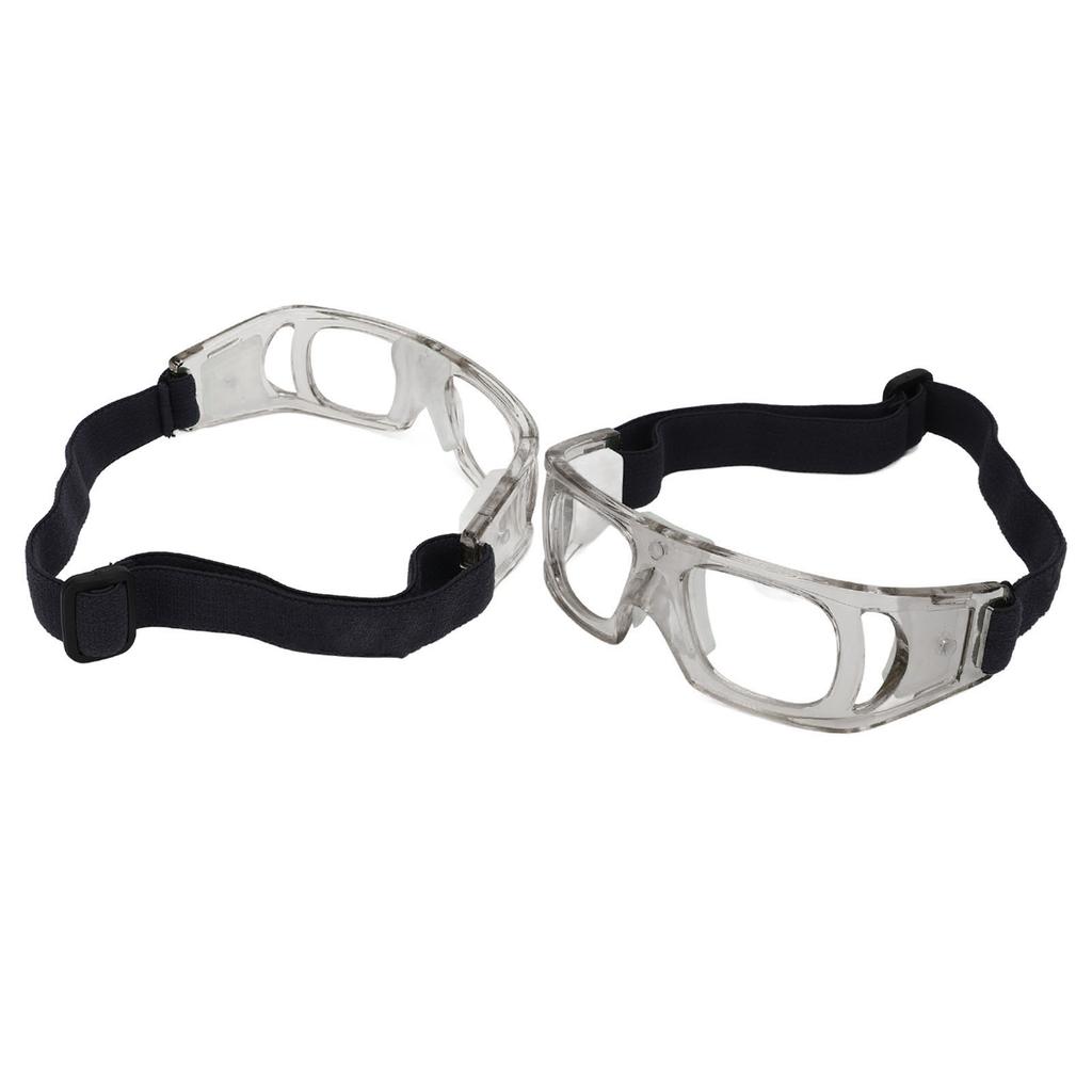Gogle Sportowe Regulowany Design Zakrzywiona Rama Wytrzymały Materiał PC Ochronne Okulary do Koszykówki dla Dzieci