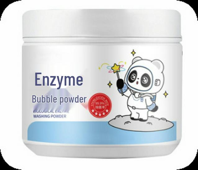 Биологический пенящийся энзимный стиральный порошок: Мощный стиральный порошок для удаления пятен и отбеливания.