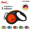 Flexi New Neon Tape, Medium, 5m, Orange [Dog Lead]