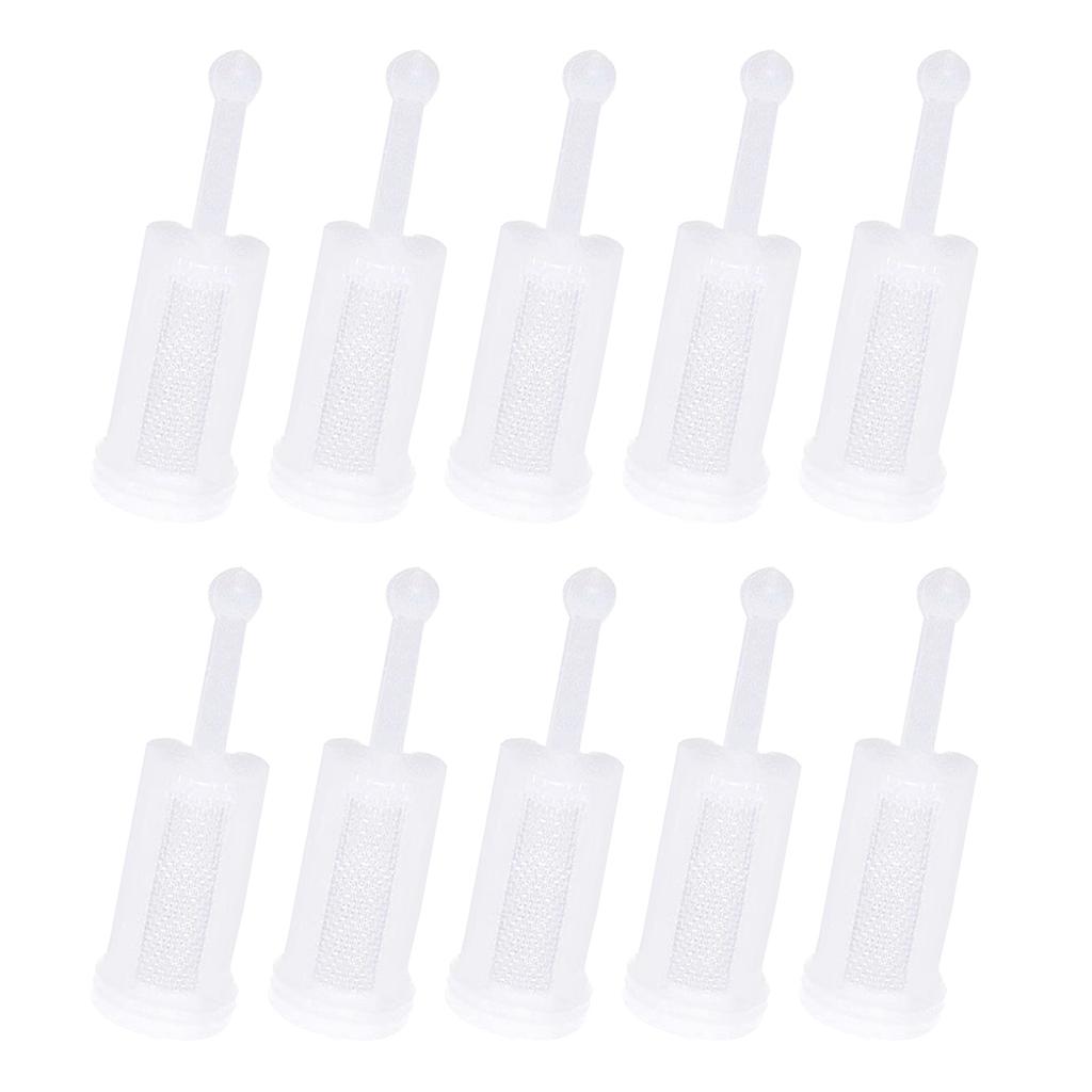 10 Stück Lackfilter HVLP Schwerkraftzufuhr Lacksiebe Filter Passend für die meisten Schwerkraftzufuhr-Farbspritzpistolen Ersatzfilter