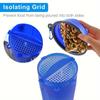 Portable 2 In 1 Pet Water Bottle With Food Container, Leak Proof Dog Water Bottle With 2pcs Collapsible Feeder Bowl For Outdoor