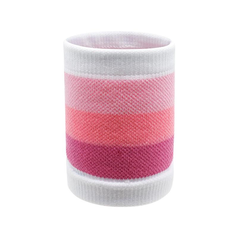 Colorful Cotton Terry Wristband: Sweat-Absorbent, Anti-Sprain Support for Sports