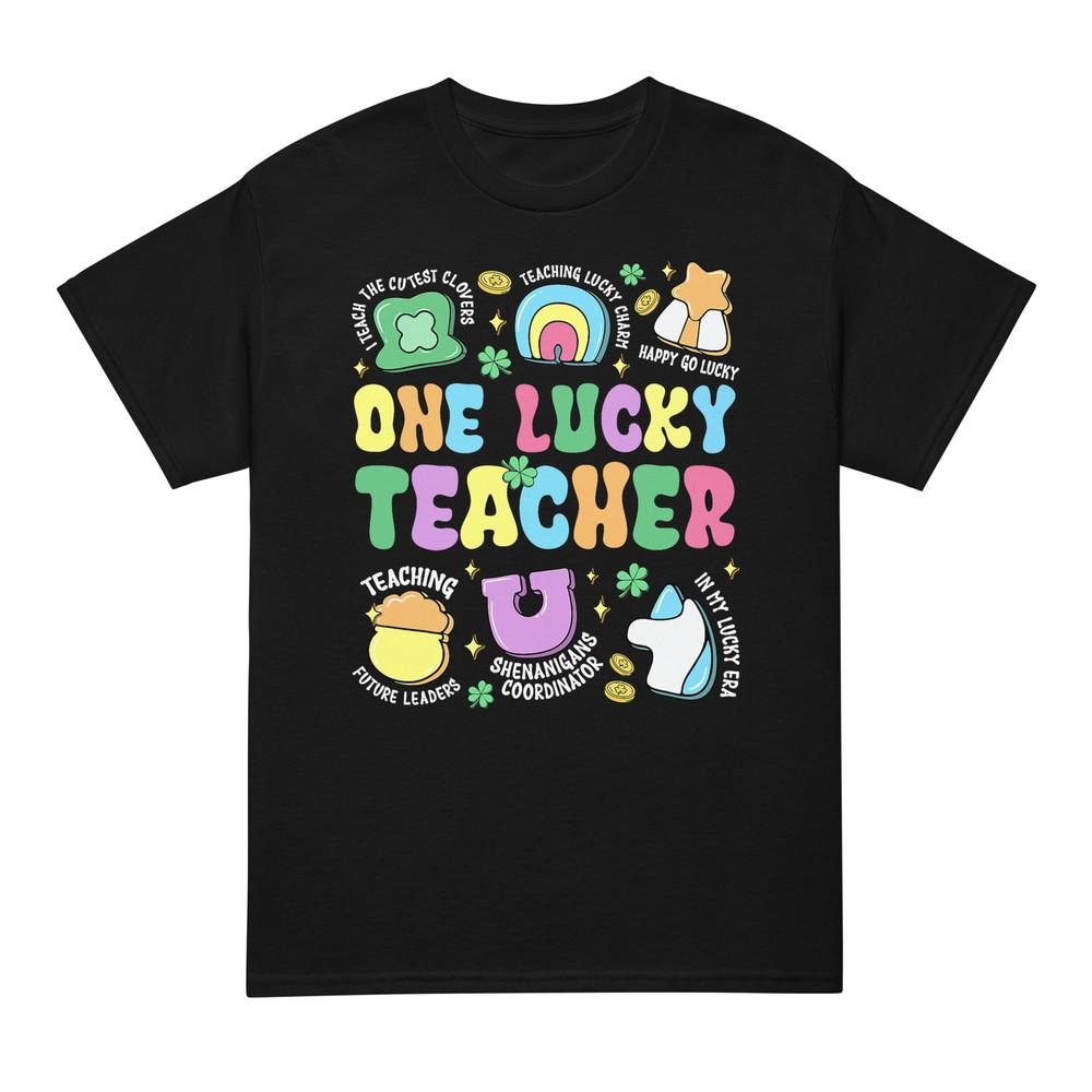 Крутая Счастливая Учительница Талисман Удачи День Святого Патрика Женская Футболка 3XL