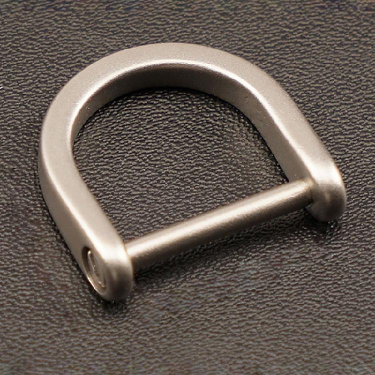Screw in Shackle Semicircle D Rings DIY Crafts Horseshoe U Shape D Rings Buckle