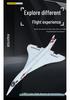 Kaiwei 1:168 Concorde Supersonic Passenger Jet Model with Sound and Light.