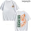 Hawkins High School Indiana 1983 Thema 100% Baumwolle Sommer T-Shirt Kurzarm Bedruckt Mode Herren Damen Hohe Qualität Rundhals