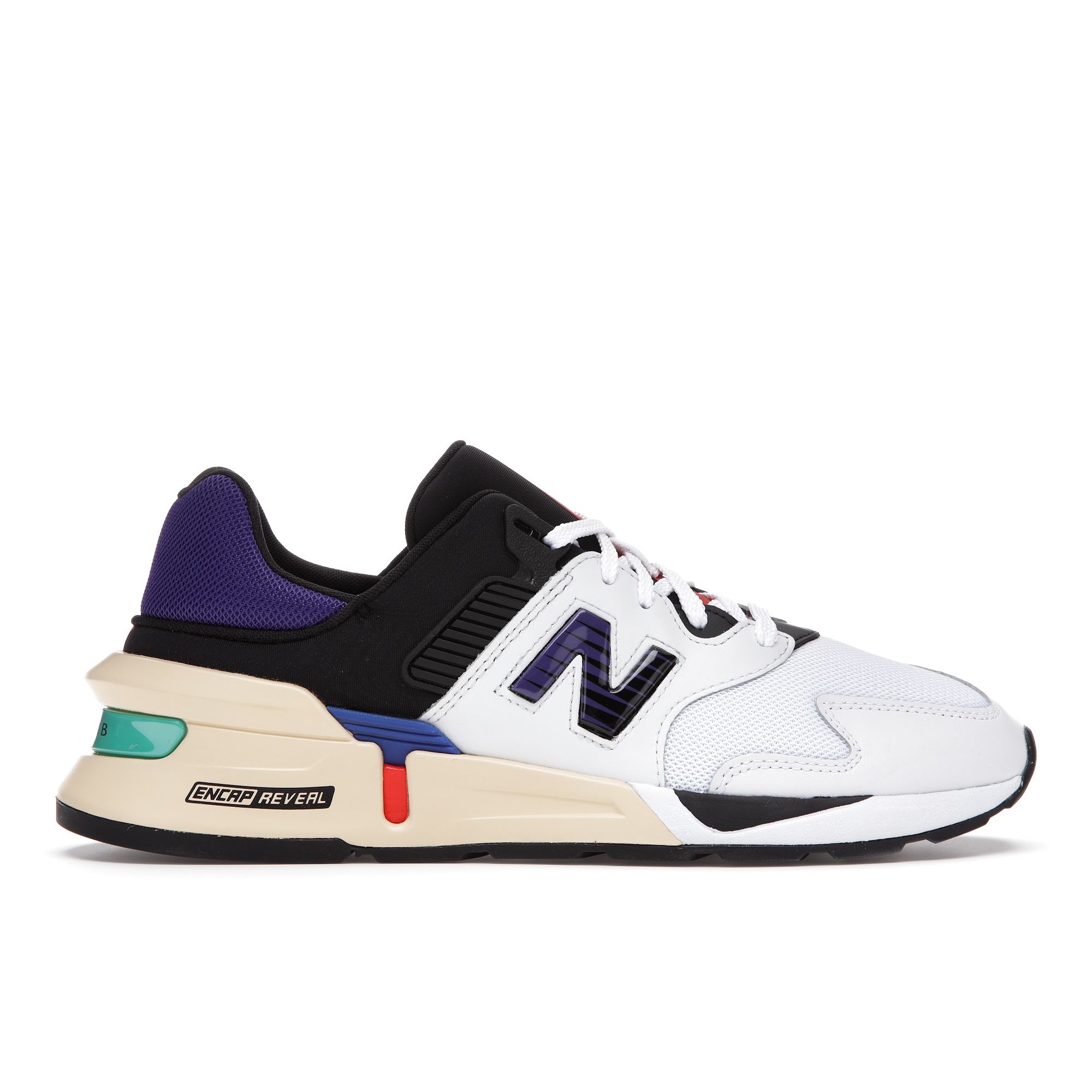 

New Balance 997 Sport Munsell Бело-Синие Мужские Кроссовки Темно-Синие MS997JEA
