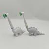 Carino Portaspazzolino Elettrico Dinosauro con Supporto - Compatibile con Spazzolini Elettrici Oral-B, Non Richiede Alimentazione