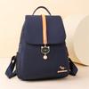 Schoolbag Double Shoulder Women's Bag Spring and Summer New Fashionable Versatile Women's Bag Simple Solid Color Large Capacity Student Backpack