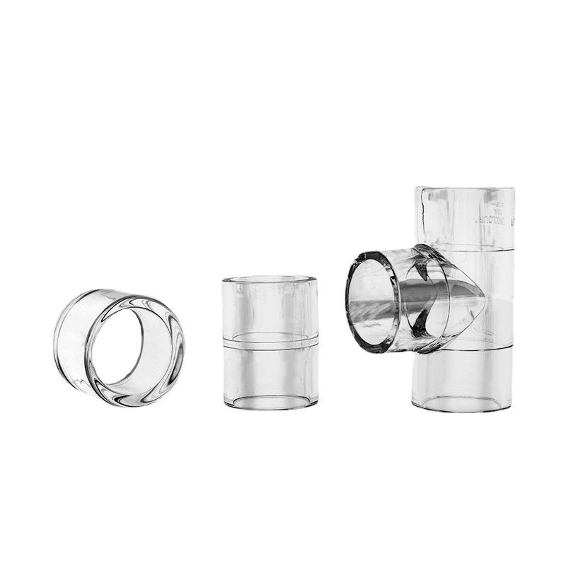 Transparent Fish Tank Water Pipe Acrylic Tube Fittings Elbow Joint Duck Bill Water Outlet Aquarium Accessries Rain Shower Outlet