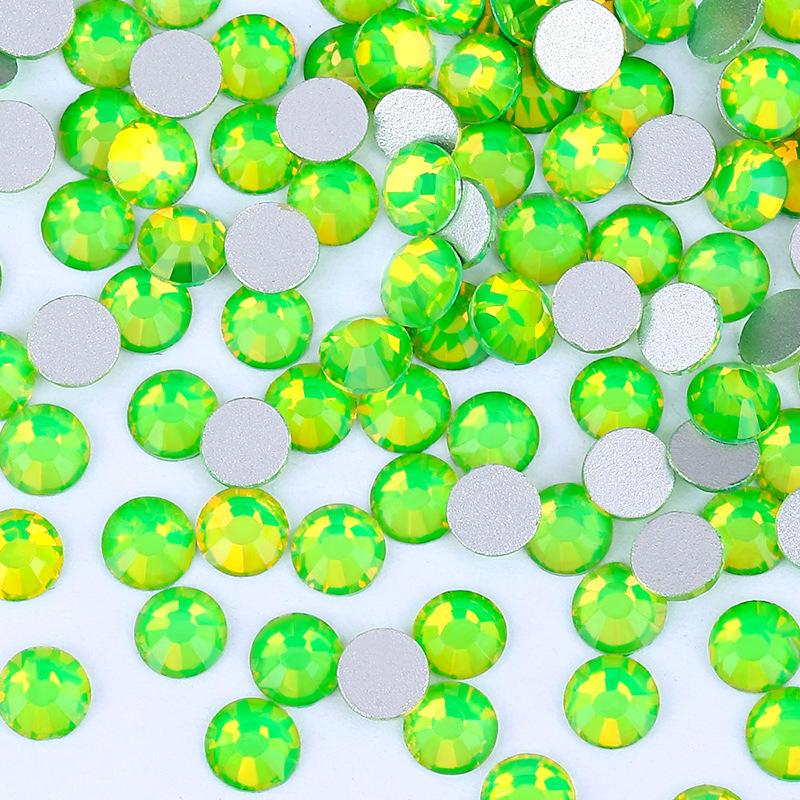 Flicker Series Pujiang Crystal Rhinestone Glass Flat Bottom Diamond Clothing Accessories Diy Stud Earrings Bag Sticker Drill