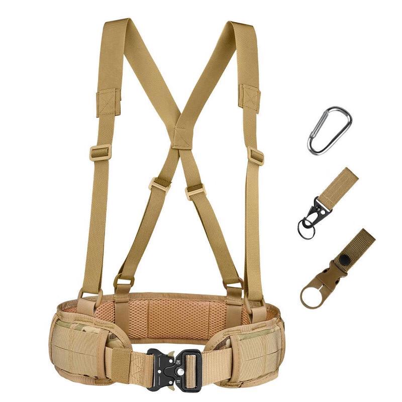 Outdoor MOLLE Tactical Waist Belt 5-Piece Set One Size