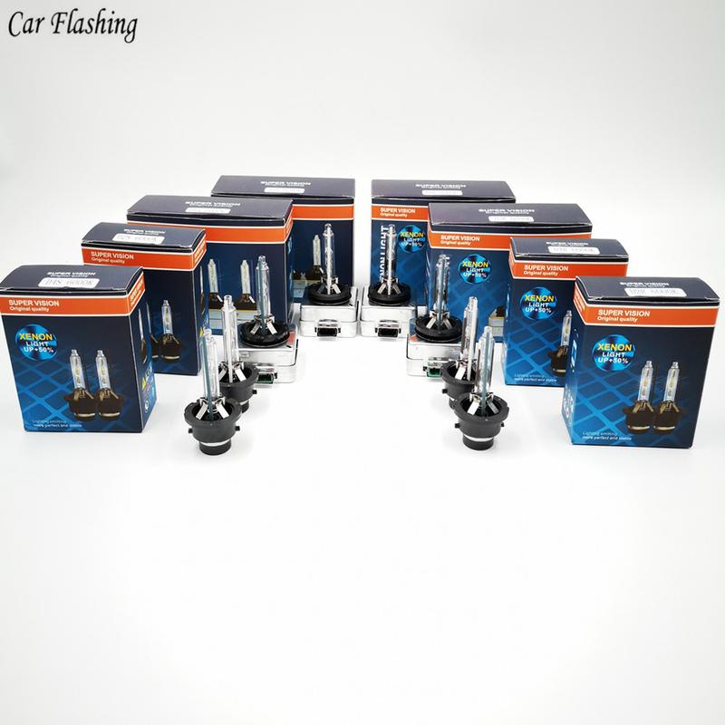 Car flashing 2pcs D1S D2S D3S D4S 4300K 5000K 6000K 8000K 10000K HID Bulbs CBI HID xenon headlight bulb D1R D2R D3R D4R headlamp