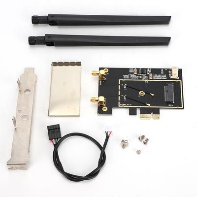 M.2 NGFF zu PCI-E 1X Desktop WIFI WLAN Adapter Netzwerk Karte Konverter für 8260 7265 1535 7260